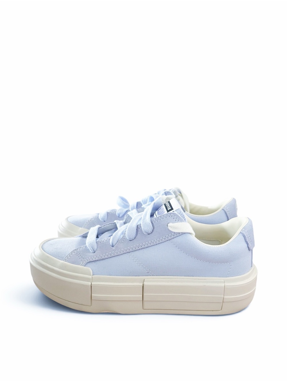 New Converse Women's Chuck Taylor Low canvas Lift Platform Sneaker Blueberry Ice